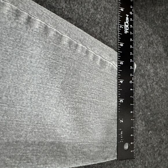 Lafayette 148 Pants Womens 6 Gray Mercer Slim Straight Stretch Denim Jeans - Picture 7 of 10